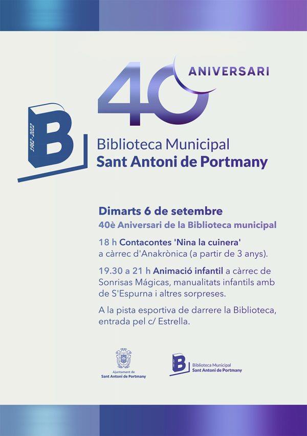 40 Aniversario Biblioteca Municipal Sant Antoni de Portmany
